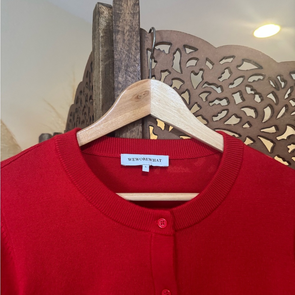 WeWoreWhat cropped cardigan - Picture 6 of 7
